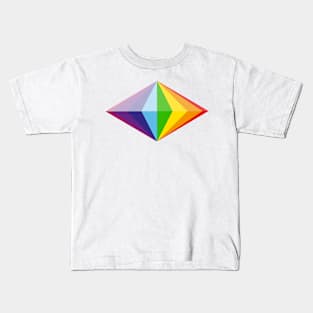 Rainbow diamond Kids T-Shirt